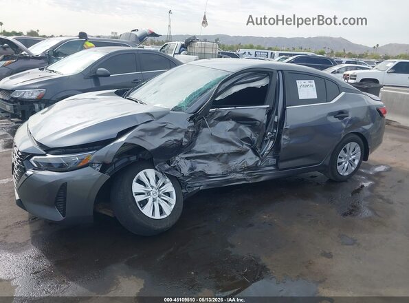 3N1AB8BV0RY345007 2024 NISSAN SENTRA Gray Դիմացի տեսք