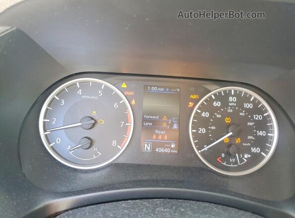 3N1AB8BV1MY266342 2021 NISSAN SENTRA Black Вид щитка приладів