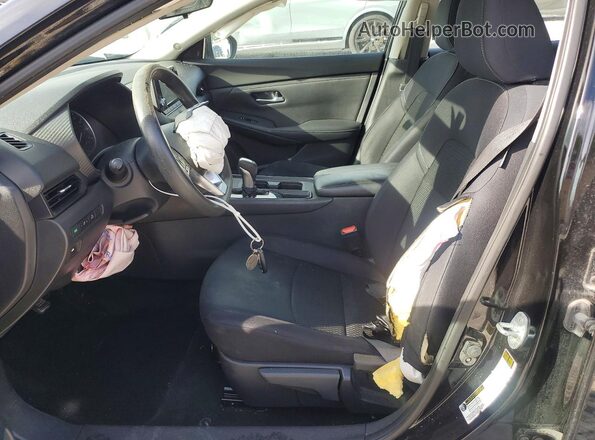 3N1AB8BV1MY266342 2021 NISSAN SENTRA Black Вид салону спереду