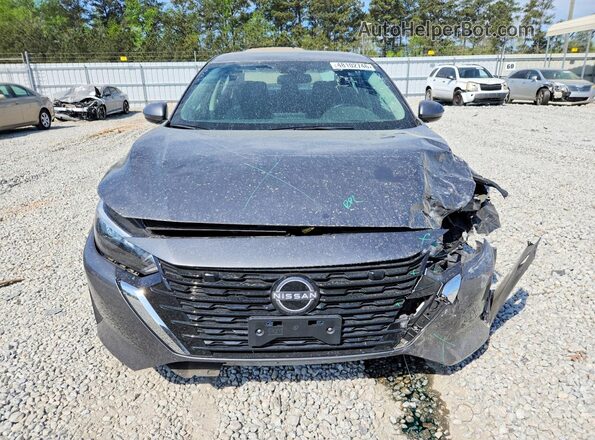 3N1AB8BV2RY271332 2024 NISSAN SENTRA Gray Դիմացի տեսք