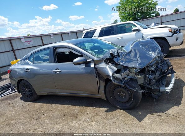 3N1AB8BV3PY314413 2023 NISSAN SENTRA Gray Widok wnętrza z tyłu