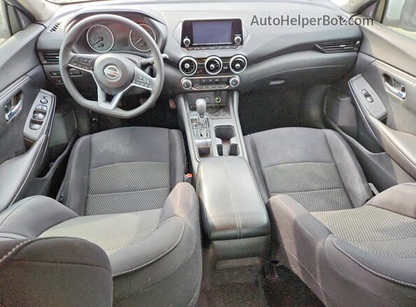 3N1AB8BV4MY283300 2021 NISSAN SENTRA Silver Dashboard view