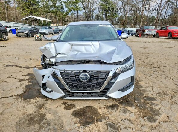 3N1AB8BV4MY283300 2021 NISSAN SENTRA Silver Front view
