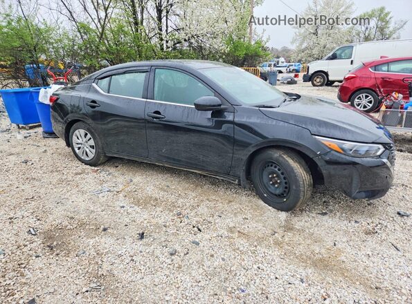 3N1AB8BV5RY390329 2024 NISSAN SENTRA Черный Передняя правая четверть