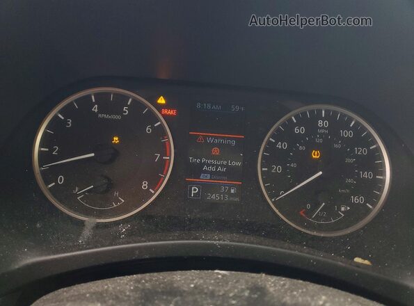 3N1AB8BV5RY390329 2024 NISSAN SENTRA Черный Вид щитка приборов