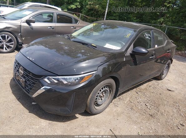3N1AB8BV6SY249050 2025 NISSAN SENTRA Черный Передняя левая четверть