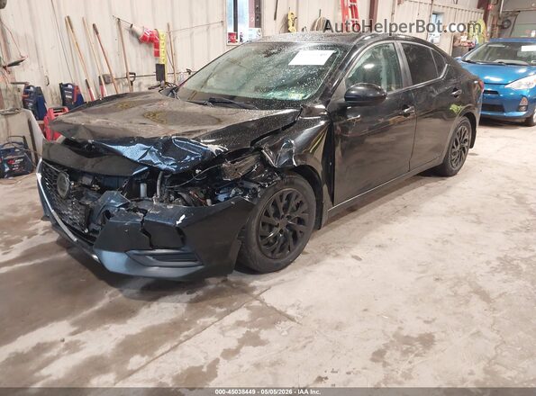 3N1AB8BV7MY212950 2021 NISSAN SENTRA Black Front left