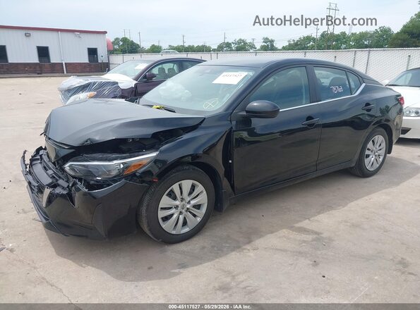3N1AB8BV7SY258923 2025 NISSAN SENTRA Black Vista tres cuartos delantera izquierda