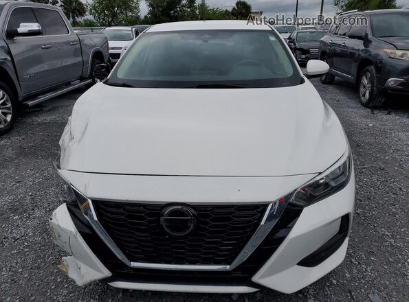 3N1AB8BV8MY282084 2021 NISSAN SENTRA White Front view