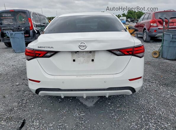 3N1AB8BV8MY282084 2021 NISSAN SENTRA White Rear view