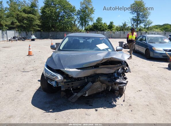 3N1AB8BV9MY230236 2021 NISSAN SENTRA Серый Вид спереди