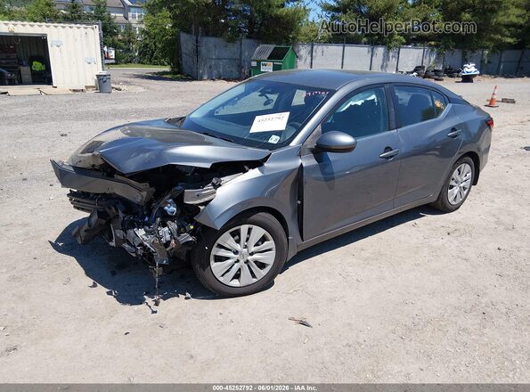3N1AB8BV9MY230236 2021 NISSAN SENTRA Серый Передняя левая четверть