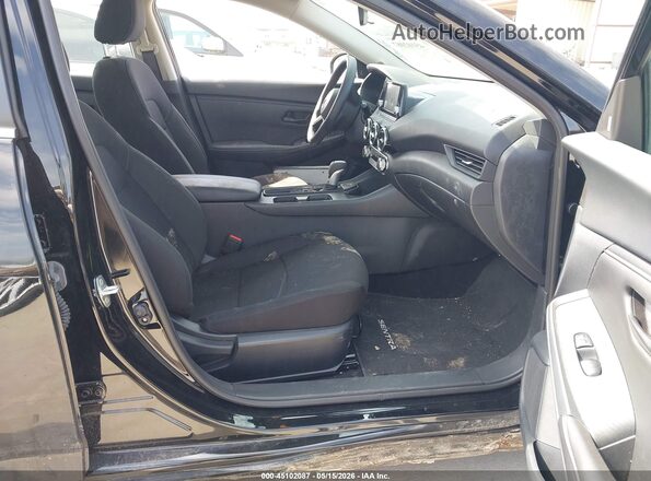 3N1AB8BV9SY348719 2025 NISSAN SENTRA Black წინა სალონის ხედი