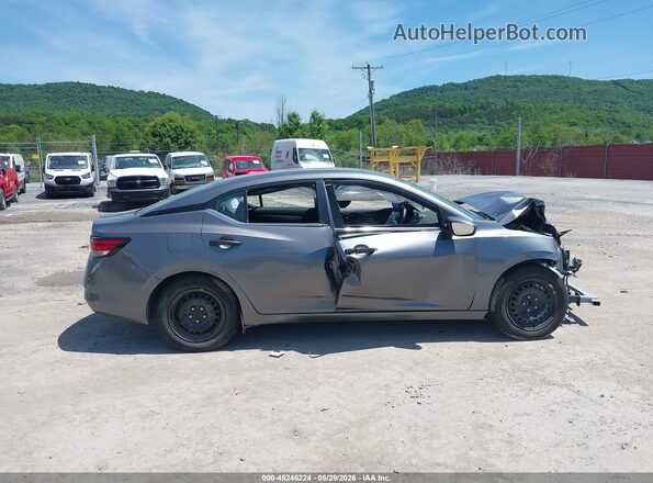 3N1AB8BVXSY207044 2025 NISSAN SENTRA Gray Widok wnętrza z tyłu