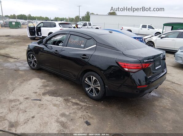 3N1AB8CV0LY216657 2020 NISSAN SENTRA Black უკანა მარცხენა