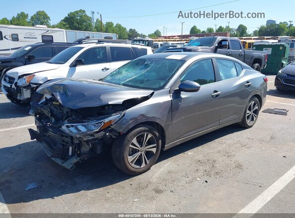 3N1AB8CV0MY294857 2021 NISSAN SENTRA Gray Przód lewy