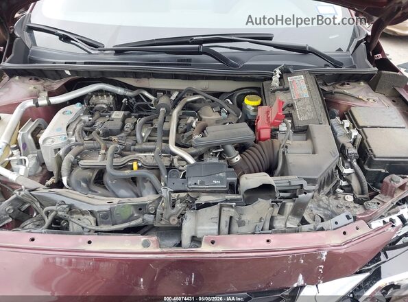 3N1AB8CV0NY306233 2022 NISSAN SENTRA Maroon Rear view
