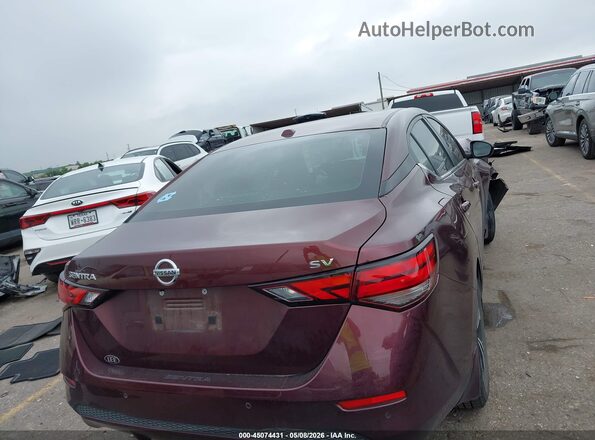 3N1AB8CV0NY306233 2022 NISSAN SENTRA Maroon 