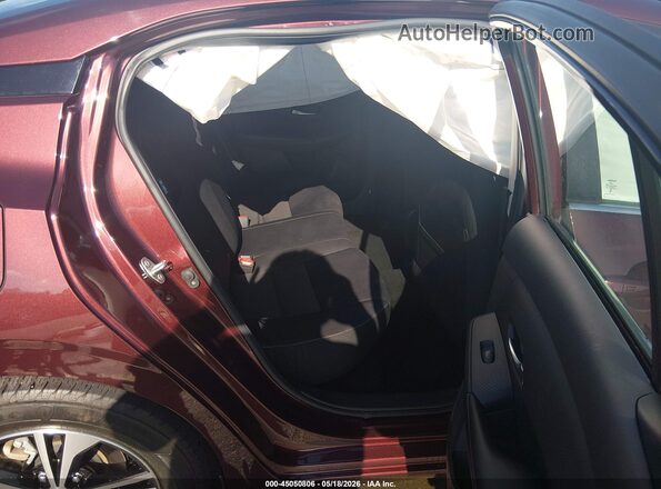 3N1AB8CV0PY296774 2023 NISSAN SENTRA Burgundy Vista de la etiqueta del VIN