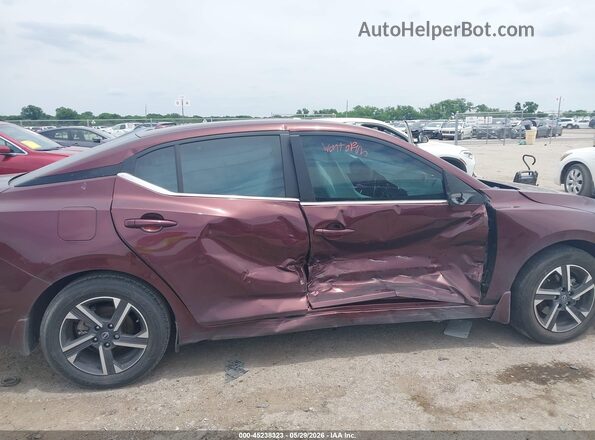 3N1AB8CV0RY284627 2024 NISSAN SENTRA Темно-бордовый Вид спереди