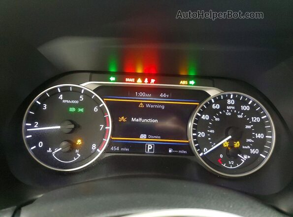 3N1AB8CV0SY351376 2025 NISSAN SENTRA Gray Вид щитка приладів