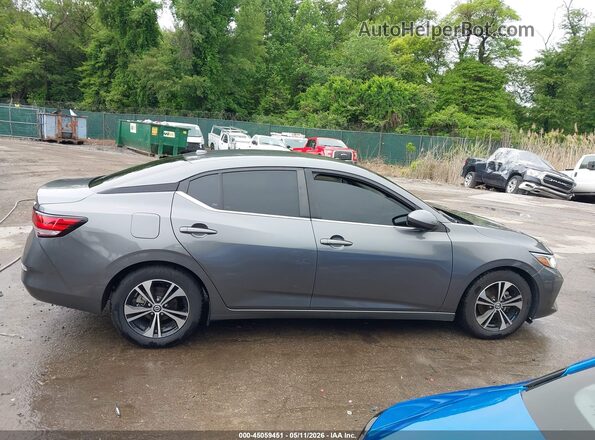 3N1AB8CV1MY286444 2021 NISSAN SENTRA Gray Вид задньої частини салону