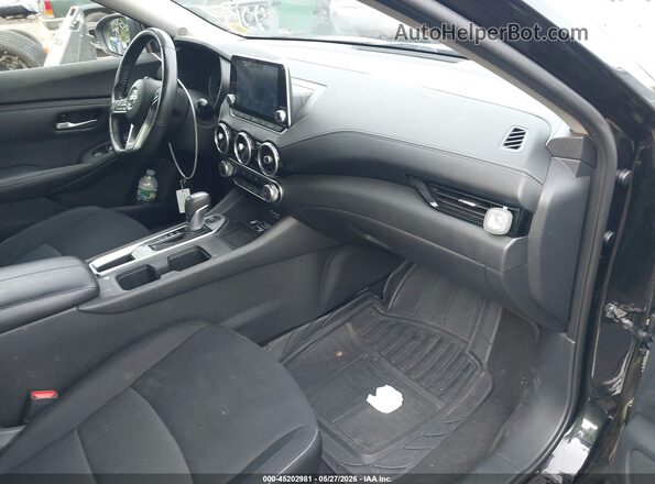 3N1AB8CV1NY270004 2022 NISSAN SENTRA Black Սալոնի դիմացի տեսք