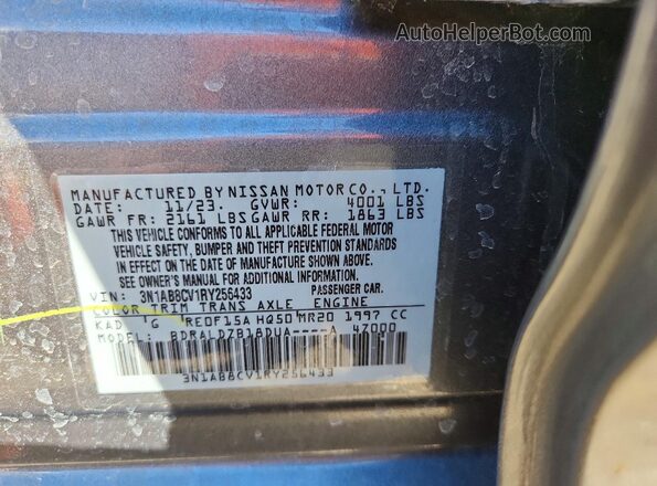 3N1AB8CV1RY256433 2024 NISSAN SENTRA Gray 
