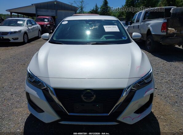 3N1AB8CV2LY260000 2020 NISSAN SENTRA White Vista interior trasera