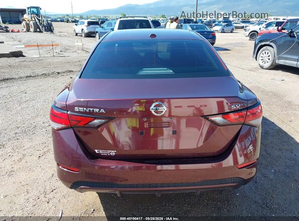 3N1AB8CV2LY270929 2020 NISSAN SENTRA Maroon 