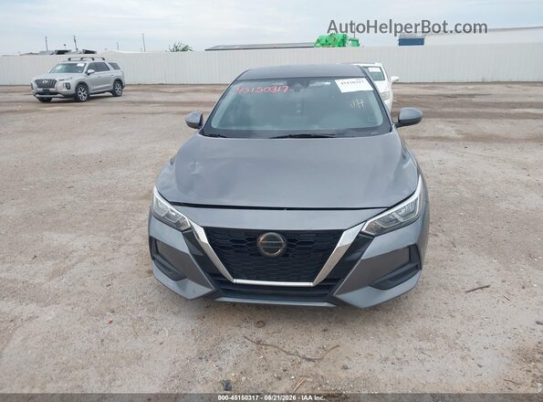 3N1AB8CV2MY211428 2021 NISSAN SENTRA Gray Սարքավորումների վահանակի տեսք