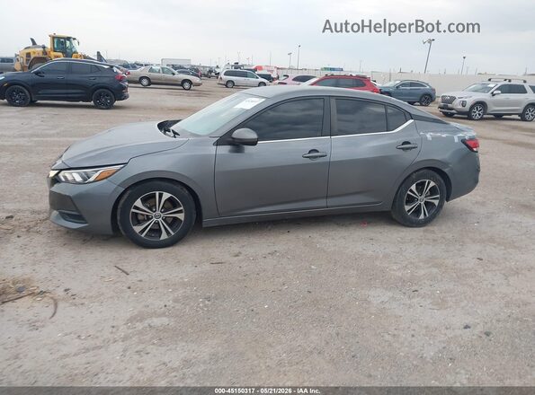 3N1AB8CV2MY211428 2021 NISSAN SENTRA Gray Սալոնի 360 աստիճան տեսք
