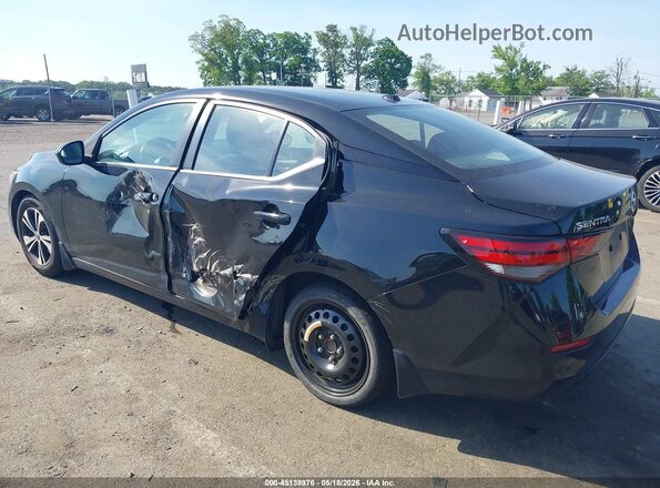 3N1AB8CV2NY219613 2022 NISSAN SENTRA Black Հետևի ձախ