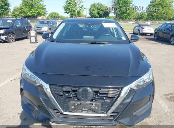 3N1AB8CV2NY219613 2022 NISSAN SENTRA Black Սարքավորումների վահանակի տեսք