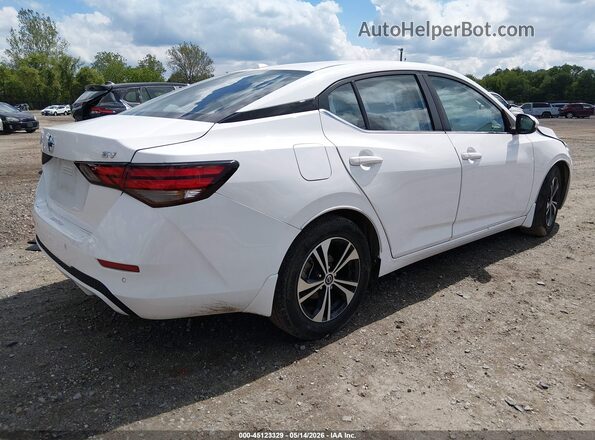 3N1AB8CV2NY247606 2022 NISSAN SENTRA White Trasero derecho