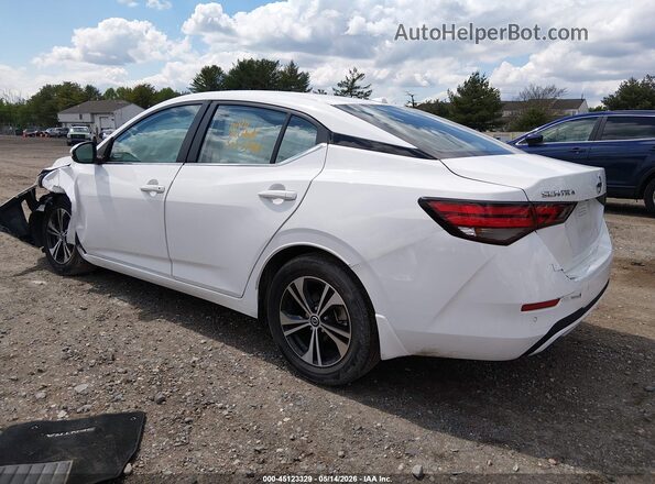3N1AB8CV2NY247606 2022 NISSAN SENTRA White Trasero izquierdo