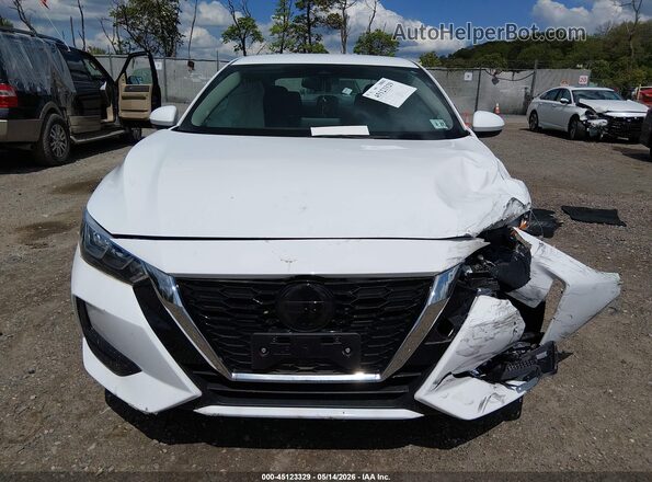3N1AB8CV2NY247606 2022 NISSAN SENTRA White Vista del cuadro de instrumentos