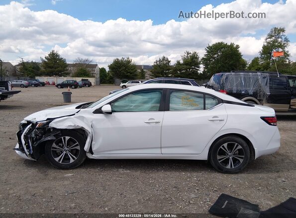3N1AB8CV2NY247606 2022 NISSAN SENTRA White Vista interior de 360 grados