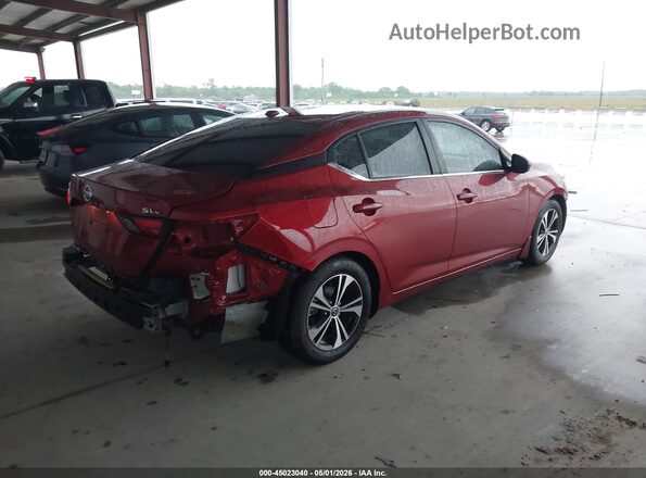 3N1AB8CV2NY286552 2022 NISSAN SENTRA Red Հետևի աջ