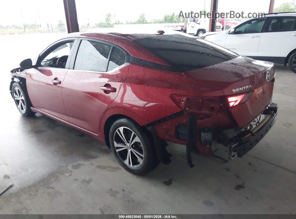 3N1AB8CV2NY286552 2022 NISSAN SENTRA Red Հետևի ձախ