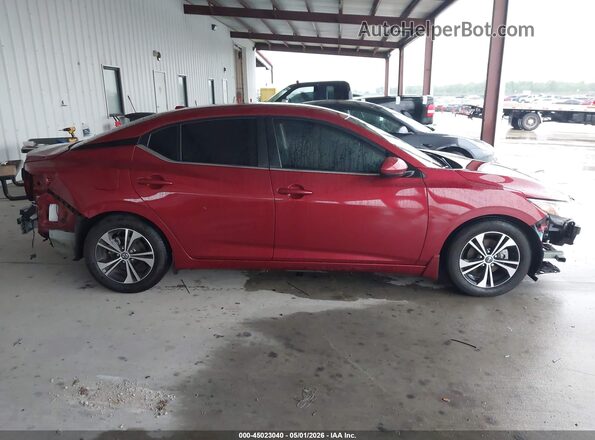 3N1AB8CV2NY286552 2022 NISSAN SENTRA Red Սալոնի հետևի տեսք