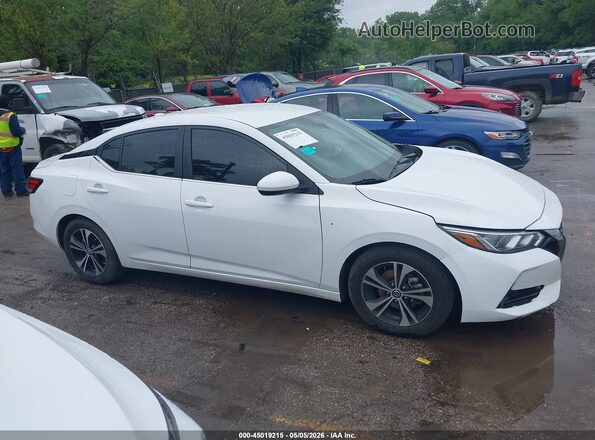 3N1AB8CV2NY287653 2022 NISSAN SENTRA Белый Панорамный вид салона 360°