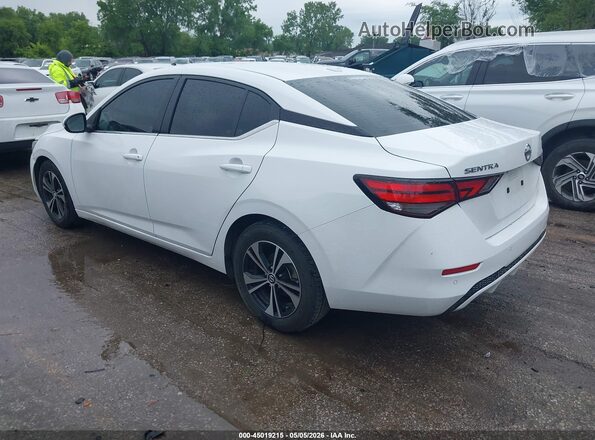 3N1AB8CV2NY287653 2022 NISSAN SENTRA Белый Задняя левая четверть