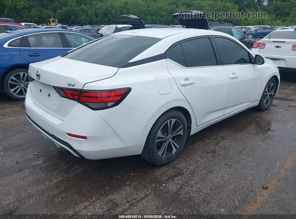 3N1AB8CV2NY287653 2022 NISSAN SENTRA Белый Задняя правая четверть