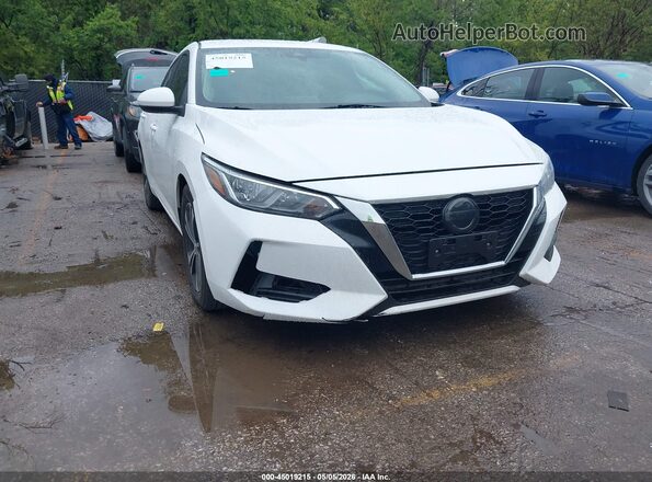 3N1AB8CV2NY287653 2022 NISSAN SENTRA Белый Вид спереди