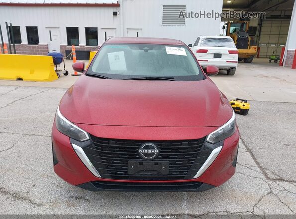 3N1AB8CV2RY228849 2024 NISSAN SENTRA Red Widok zestawu wskaźników