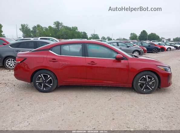 3N1AB8CV2RY228849 2024 NISSAN SENTRA Red Widok wnętrza z tyłu