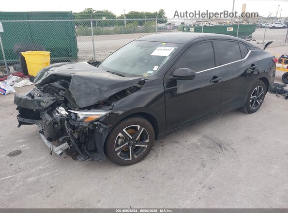 3N1AB8CV2RY290123 2024 NISSAN SENTRA Black Передня ліва чверть