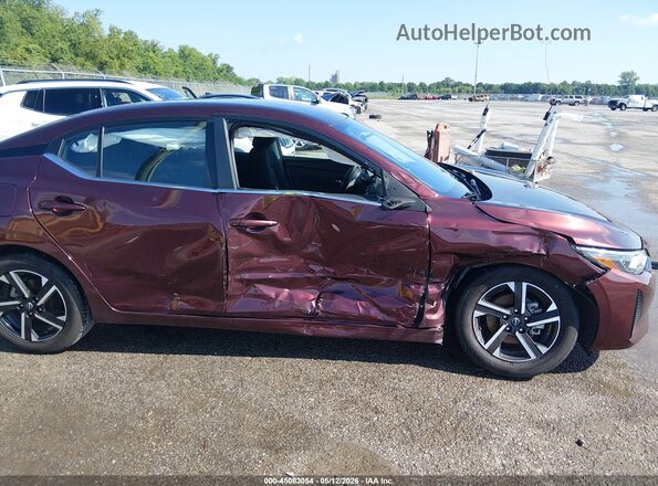 3N1AB8CV2RY336663 2024 NISSAN SENTRA Burgundy წინა ხედი