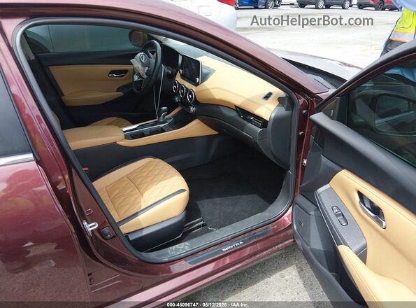 3N1AB8CV2RY379853 2024 NISSAN SENTRA Burgundy Vista interior delantera